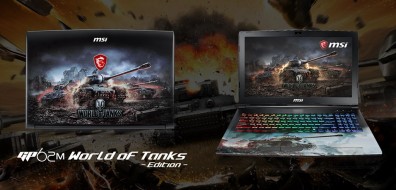 MSI и Wargaming выпустят эксклюзивный игровой ноутбук GP62M World of Tanks Edition