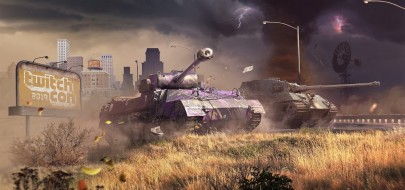 Официальный арт нового стиля Twitch Prime World of Tanks