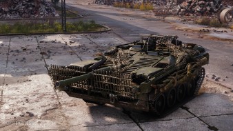 Историчный 3D-стиль «Хель» на танк Strv 103B из патча 1.9.1 World of Tanks