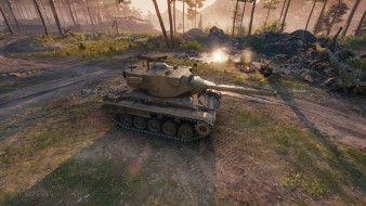 Подарочный танк М24Е2 Super Chaffee за Заслуженную награду в World of Tanks 2020