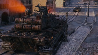 Босс из хэллоуинского режима «Мирный-13» в World of Tanks