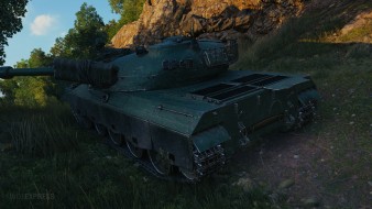 Танк 122 TM со своей финальной моделькой и изменёнными ТТХ в World of Tanks