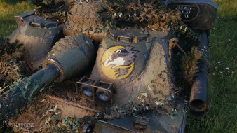 Историчный 3D-стиль «Мордред» на FV217 Badger из зимнего патча 1.11 в World of Tanks