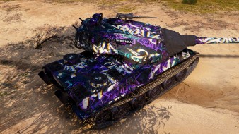 Покупной 2D-стиль «Vspishka штурмовой» в Битве Блогеров 2021 World of Tanks