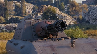 Танк Sturmgeschütz E 100 для режима «Шквальный огонь» WOT