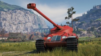 2D-стиль «Красный кабриолет» в Мире танков