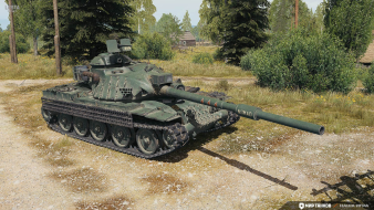 3D-стиль «Хэлдайвер» для танка T95E6 в Мире танков
