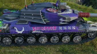 3D-стиль «Шреддермобиль» для BZ-75 в World of Tanks