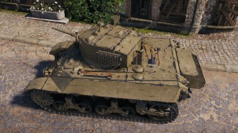 Скриншоты танка M3A3 Stuart из обновления 1.27 в World of Tanks