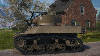 Скриншоты танка M3A3 Stuart из обновления 1.27 в World of Tanks