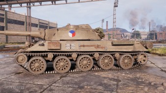 Новый чешский премиум танк Skoda T 27 в World of Tanks