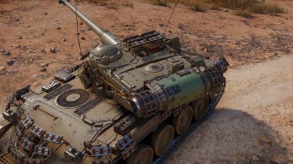 Внешний вид танка Шершень из режима «Мирный-13» в World of Tanks