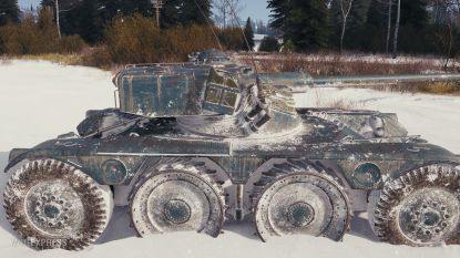 Колёсный танк Panhard EBR 75