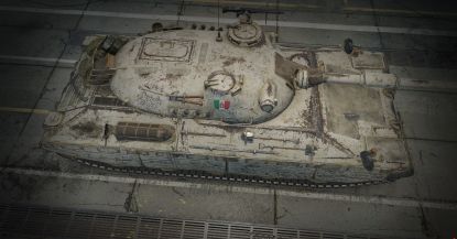 Стиль «Сделано в Италии» Зимний белый World of Tanks