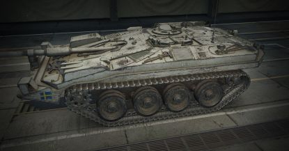 Стиль «Сделано в Швеции» Зимний белый World of Tanks