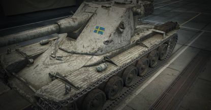 Стиль «Сделано в Швеции» Зимний белый World of Tanks