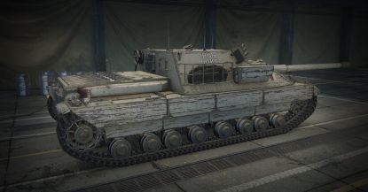 Стиль «Сделано в Великобритании» Зимний белый World of Tanks