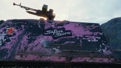 Новый розовенький стиль «Ханами» из патча 1.9 World of Tanks