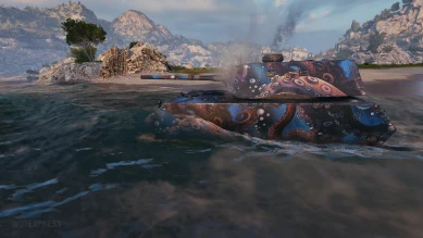 2D-стиль «Элемент воды» из патча 1.14 World of Tanks 2D-стиль «Элемент воды» из патча 1.14 World of Tanks