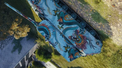 2D-стиль «Парящий дракон» из обновления 1.17 в World of Tanks