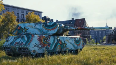 2D-стиль «Парящий дракон» из обновления 1.17 в World of Tanks