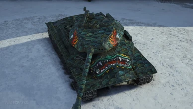 2D-стиль «Изумрудная чешуя» из обновления 1.17 в World of Tanks