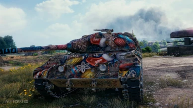 2D-стиль «Коробка с украшениями» с уникальными отметками в Мире танков