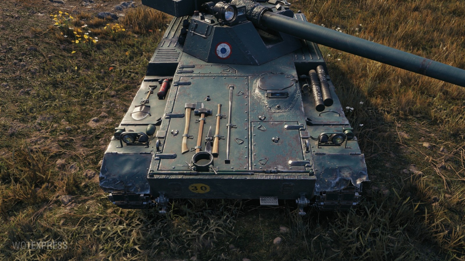Скриншоты HD модели танка Char Futur 4 в World of Tanks.