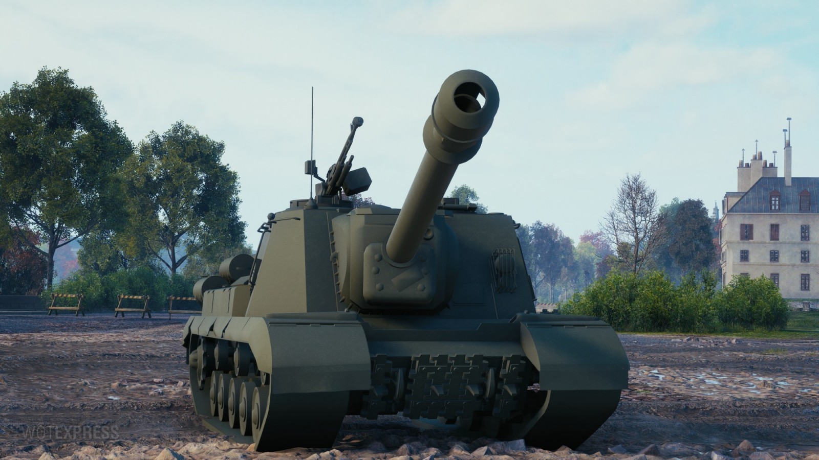 Скриншоты ИСУ-152К на супертесте World of Tanks.