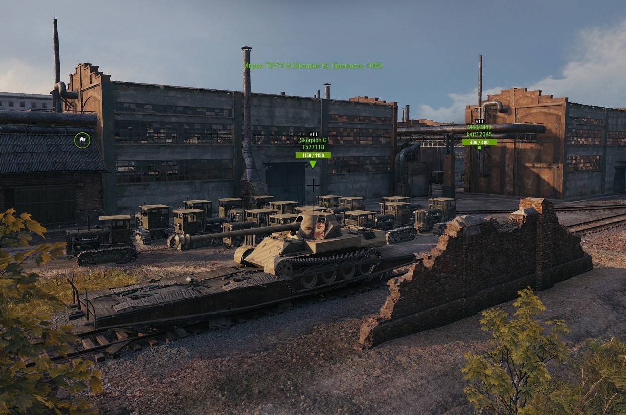 Ещё всякого с новой-старой карты Сталинград в Мире танков