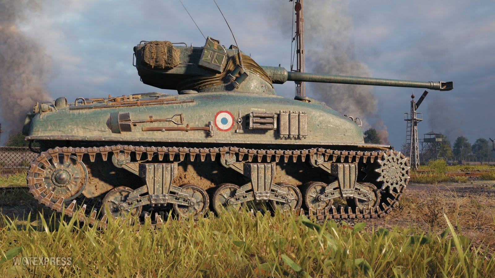 Французский шерман M4A1 FL 10 на супертесте World of Tanks WOT. 