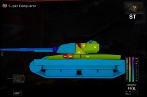 Замена FV215b на Super Conqueror