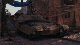 Эстетичный 3D-стиль «Аквилифер» только на танк Progetto M40 mod. 65 в World of Tanks