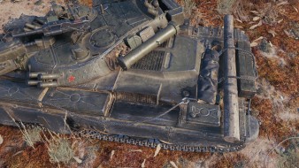 3D-стиль «Гюрза» только на советский танк Т-100 ЛТ в World of Tanks