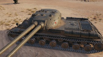 Финальная модель двуствольного танка ИС-2-II в World of Tanks