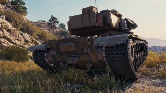 Финальная модель танка T54E2 в World of Tanks