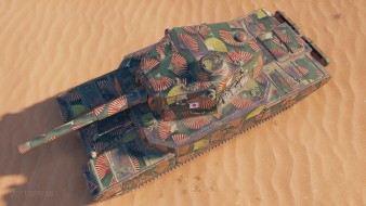 Новый камуфляж «Кохаку» из январского патча 1.7.1 World of Tanks