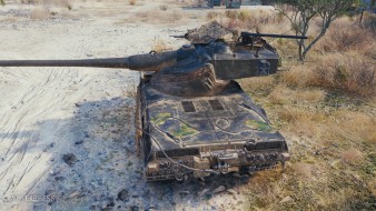 Добротный 3D-стиль на танк AMX 50 B в World of Tanks