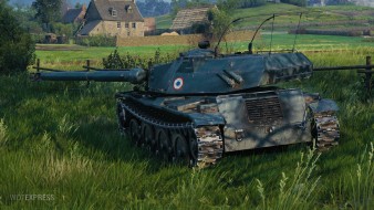 Скриншоты HD модели танка Bat.-Châtillon Bourrasque в World of Tansk