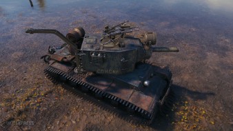 3D-стиль «Багровый легион» на танк КВ-2 в World of Tanks