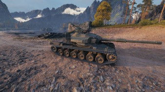Очередной акционный танк 9 уровня Strv K на супертесте World of Tanks
