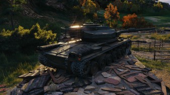 Скриншоты HD модели Strv K в World of Tanks
