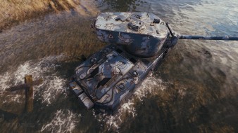 Уникальный стиль «Спаситель Рима» на танк M6A2E1 в World of Tanks
