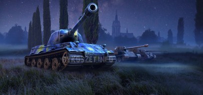 Арт 17-го Набора Twitch Prime World of Tanks «Звёздная ночь»