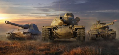 Акция В бой на ИС-4, T110E5 и Jagdpanzer E 100 в World of Tanks