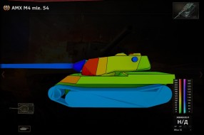 AMX M4 mle. 54 альтернативная ветвь тяжей Франции