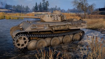 Скриншоты танка Aufklärungspanzer Panther с супертеста World of Tanks