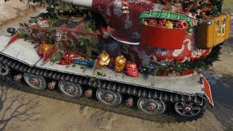 3D-стиль «Десятый олень» на Pz.Kpfw. VII из Новогоднего патча 1.11 в World of Tanks