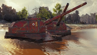 Новый камуфляж: «Красное золото» в World of Tanks