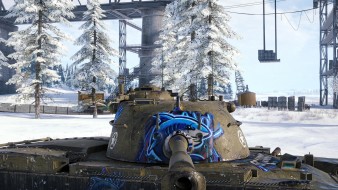 Эмблема, надпись, командир, медаль и большая декаль EviL_GrannY в Битве блогеров 2021 World of Tanks